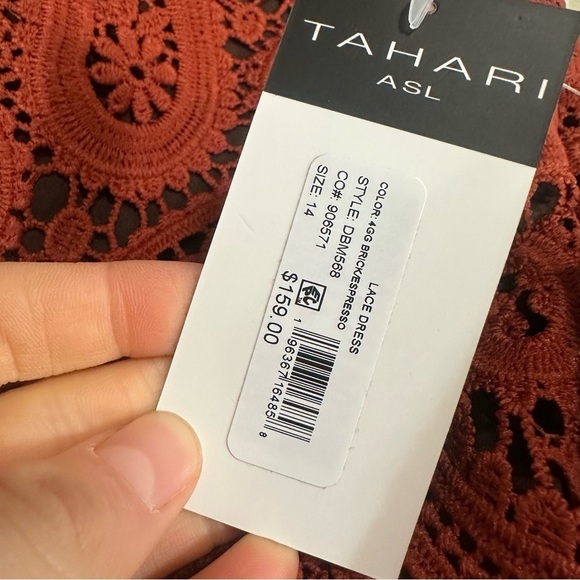 Paisley Lace Cap Sleeve Dress
Tahari ASL - Picture 4 of 4